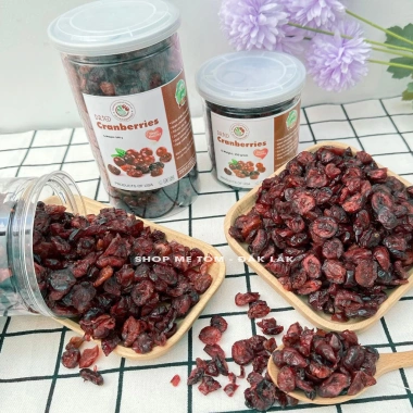 Nam việt quất sấy Mỹ - quả việt quất ướt ăn vặt, hạnh nhân macca, hoá đơn công ty, 70.000 VND 2