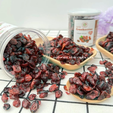 Nam việt quất sấy Mỹ - quả việt quất ướt ăn vặt, hạnh nhân macca, hoá đơn công ty, 70.000 VND 3