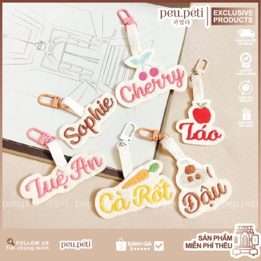 Name tag thêu tên sticker tránh thất lạc treo Balo, túi xách, móc khoá 48.000₫ Name tag thêu tên sticker tránh thất lạc treo Balo, túi xách, móc khoá 48.000₫