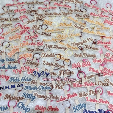 Nametag thêu tên cá nhân cho bé - Treo balo, túi xách, bền, giảm giá 46.000 VND 4 Nametag thêu tên cá nhân cho bé - Treo balo, túi xách, bền, giảm giá 46.000 VND 4