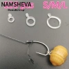 NAMSHEVA 100 chiếc mồi viên PE trắng dây thun nóng trong suốt - Giá chỉ 50,976 VND, tiết kiệm ngay