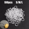 NAMSHEVA 100 chiếc mồi viên PE trắng dây thun nóng trong suốt - Giá chỉ 50,976 VND, tiết kiệm ngay 7