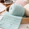 NAMSHEVA 100g Sợi Mohair Cotton Bóng Màu Trơn Mềm Dày DIY Dệt Kim Khăn 82.060 VND