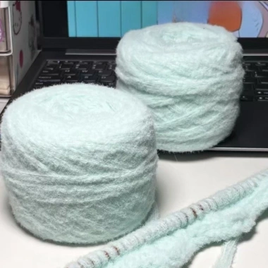 NAMSHEVA 100g Sợi Mohair Cotton Bóng Màu Trơn Mềm Dày DIY Dệt Kim Khăn 82.060 VND