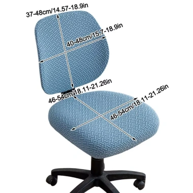 NAMSHEVA 2 Cái Vỏ Bọc Ghế Bành Jacquard Co Giãn, Tháo Rời, Chống Bẩn, Thoáng Khí - Ghế Xoay Gia Đình & Văn Phòng 2 NAMSHEVA 2 Cái Vỏ Bọc Ghế Bành Jacquard Co Giãn, Tháo Rời, Chống Bẩn, Thoáng Khí - Ghế Xoay Gia Đình & Văn Phòng 2
