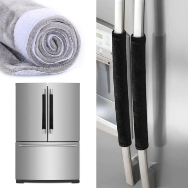 NAMSHEVA 2 Vỏ Bọc Tay Nắm Cửa Tủ Lạnh Nhung Mềm Chống Tĩnh Điện Giá 80.136 VND 9