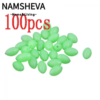 NAMSHEVA Bộ 100 Hạt Dạ Quang Nhựa - Phát Sáng Trong Bóng Tối, Giá Ưu Đãi 39.490₫