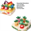 NAMSHEVA Bộ Đồ Chơi Giáo Dục Montessori Tấm Nhăn Màu Sắc, Khăn Giấy Cà Rốt Sang Trọng - Quà Tặng Bé Giá 97.350 VND 2