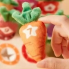 NAMSHEVA Bộ Đồ Chơi Giáo Dục Montessori Tấm Nhăn Màu Sắc, Khăn Giấy Cà Rốt Sang Trọng - Quà Tặng Bé Giá 97.350 VND 6