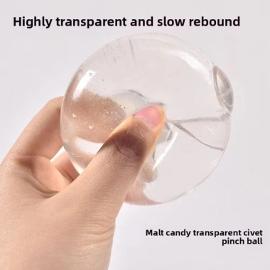 NAMSHEVA Bóp Bóng Squishy Fidget Trong Suốt - Đồ chơi giảm căng thẳng mùa xuân, lưng TPR - Giá 60.500 VND 5 NAMSHEVA Bóp Bóng Squishy Fidget Trong Suốt - Đồ chơi giảm căng thẳng mùa xuân, lưng TPR - Giá 60.500 VND 5
