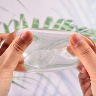 NAMSHEVA Bóp Bóng Squishy Fidget Trong Suốt - Đồ chơi giảm căng thẳng mùa xuân, lưng TPR - Giá 60.500 VND