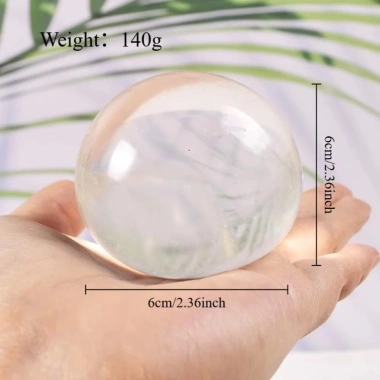 NAMSHEVA Bóp Bóng Squishy Fidget Trong Suốt - Đồ chơi giảm căng thẳng mùa xuân, lưng TPR - Giá 60.500 VND