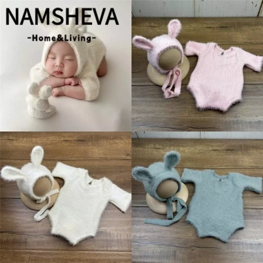 NAMSHEVA Đạo Cụ Chụp Ảnh Sơ Sinh Trang Phục Dệt Kim Nhẹ Mềm, Cosplay Dễ Thương, Giá 160.160 VND