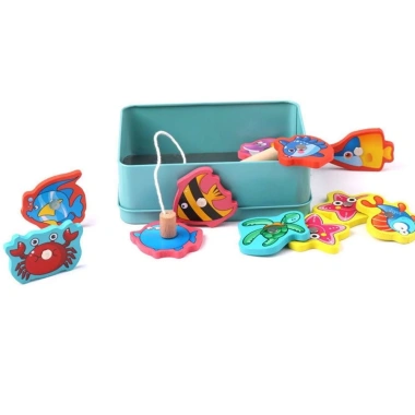 NAMSHEVA Đồ chơi câu cá từ tính Montessori - Thú vị nhiều màu, gỗ tương tác, giáo dục phát triển - 75.790₫ 7 NAMSHEVA Đồ chơi câu cá từ tính Montessori - Thú vị nhiều màu, gỗ tương tác, giáo dục phát triển - 75.790₫ 7