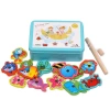 NAMSHEVA Đồ chơi câu cá từ tính Montessori - Thú vị nhiều màu, gỗ tương tác, giáo dục phát triển - 75.790₫ 10