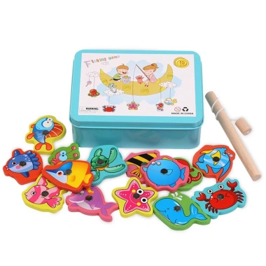 NAMSHEVA Đồ chơi câu cá từ tính Montessori - Thú vị nhiều màu, gỗ tương tác, giáo dục phát triển - 75.790₫ 10 NAMSHEVA Đồ chơi câu cá từ tính Montessori - Thú vị nhiều màu, gỗ tương tác, giáo dục phát triển - 75.790₫ 10