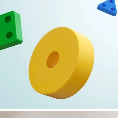 NAMSHEVA Đồ chơi giác quan gỗ cho bé - Montessori, xếp chồng, phát triển vận động tinh, 96.910 VND