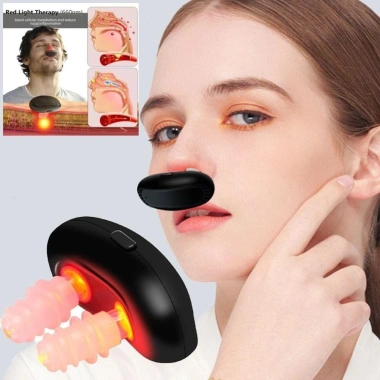 NAMSHEVA Dụng Cụ Trị Liệu Mũi Ánh Sáng Đỏ - Giảm Tắc Nghẽn, Làm Sạch Tự Nhiên, Dễ Dùng, Giá Ưu Đãi 156k