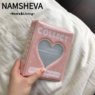 Namsheva Giá Đỡ Ảnh PVC 64 Túi Mini Album Trái Tim Rỗng, Giá Ưu Đãi 51.516₫