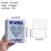 Namsheva Giá Đỡ Ảnh PVC 64 Túi Mini Album Trái Tim Rỗng, Giá Ưu Đãi 51.516₫ 4