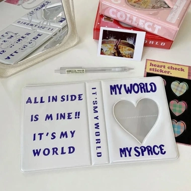 Namsheva Giá Đỡ Ảnh PVC 64 Túi Mini Album Trái Tim Rỗng, Giá Ưu Đãi 51.516₫