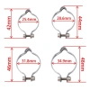NAMSHEVA Kẹp Dây Phanh Xe Đạp - Dây Thép Không Gỉ, Vòng Cố Định, Giá 51.480₫ 2
