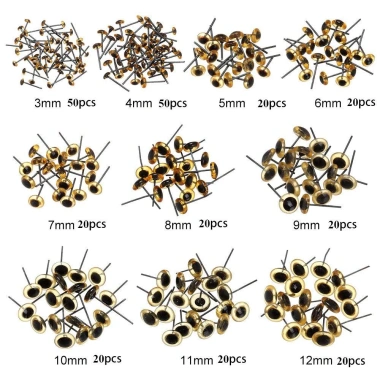 NAMSHEVA Mắt Thủy Tinh Trong Suốt 20/50 Chiếc - Quà Tặng Giáng Sinh Nhựa Sang Trọng Đồ Chơi Động Vật Con Rối 43.230₫ 2
