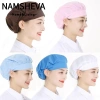 NAMSHEVA Mũ bọc tóc Cotton chống bụi, băng đô làm việc cho đầu bếp, phục vụ thực phẩm