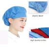 NAMSHEVA Mũ bọc tóc Cotton chống bụi, băng đô làm việc cho đầu bếp, phục vụ thực phẩm 2