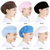 NAMSHEVA Mũ bọc tóc Cotton chống bụi, băng đô làm việc cho đầu bếp, phục vụ thực phẩm 9
