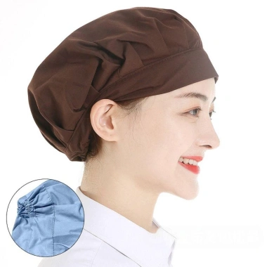 NAMSHEVA Mũ bọc tóc Cotton chống bụi, băng đô làm việc cho đầu bếp, phục vụ thực phẩm 10