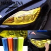 NAMSHEVA Nhãn dán đèn sương mù – Phim vinyl tự dính, đèn pha, đuôi xe PVC