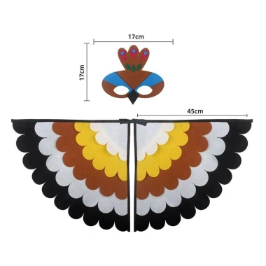 NAMSHEVA Nỉ Mũi Con Công Cú Bộ Đồ Cosplay Halloween Cánh Chim Động Vật Áo Khoác 151.690 VND