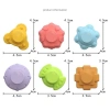 NAMSHEVA Rainbow Khối Đầy Màu 5 Kiểu Montessori Đồ Chơi Giáo Dục cho Bé 0-3 7