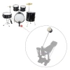 NAMSHEVA Trống Đạp Búa Len Nỉ: Bass Kick Drum Pedal Beater, Bộ Phụ Kiện 6