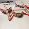 NAMSHEVA Trống Tay Gỗ cho Trẻ Em - Nhạc Cụ Giáo Dục Sớm, Giá ưu đãi 141.900 VND
