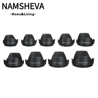 NAMSHEVA Vít Ống Kính Hood Nhẹ Che Nắng Đa Năng DSLR Nikon Fuji Olympus - 40.920₫