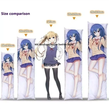 NanDakimakura Gió Hú Sóng Lin – Gối Đệm Anime Otaku Da Đào, Ôm Thân Gối 129,988₫