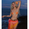 Nàng Cam San Hô – Bikini vỏ sò cam, tặng dây chuyền, 2 kẹp hoa, chip – 1,300,000₫ 7