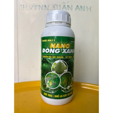 Nano Đồ Đồng Xanh 500ml - Tẩy Rong, Tẩy Trái, Sát Khuẩn, Ghẻ Lá & Trái Cây 2