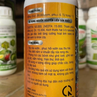 Nano Đồng 500ml - Tẩy nấm, rong rêu, trừ bệnh, rửa vườn, giảm còn 80.000đ 4