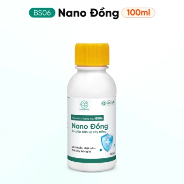 Nano Đồng Diệt Nấm Cây Trồng BS06 - Tẩy Rửa Vườn, Xanh Dày Lá, Giá 48k 9