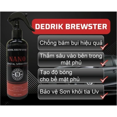 Nano phủ bóng sơn xe Ceramic 300ml - Chống bụi, chống nước, bảo vệ độ bóng lâu dài 5