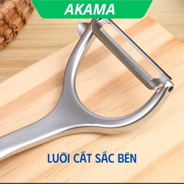 Nạo inox 304 gọt vỏ rau củ quả - Lưỡi dao sắc bén, đa năng, giá 99.000 VND