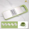 Nạo Rau Quả Đa Năng 6 Lưỡi Inox 304 Không Gỉ - Cắt Thái, Gọt, Bào Sợi, Tiện Dụng, An Toàn, Giá 45.000 9