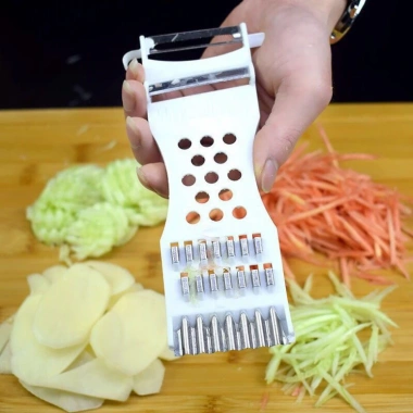 Nạo Vỏ Bào Sợi Rau Củ Quả Đa Năng 5in1 Bản Cao Cấp Lưỡi Dao Sắc Bén Giá 7.500 VND 2 Nạo Vỏ Bào Sợi Rau Củ Quả Đa Năng 5in1 Bản Cao Cấp Lưỡi Dao Sắc Bén Giá 7.500 VND 2