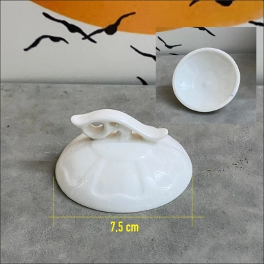 Nắp ấm trà sứ cao cấp, đo chuẩn, giá 23.000đ, giảm giá, mua lẻ nhanh 10