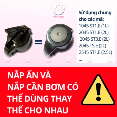 Nắp ấn phích 2L Rạng Đông 2.045ST3E/2.045ST1E - Thay bình thủy 1-2,5L, giá 40.000₫