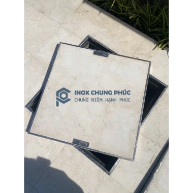 Nắp bể nước ngầm 400x400 inox 304 - Chịu ăn mòn, bền lâu, giảm giá 22% chỉ 1.320.000 VND 5