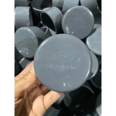 Nắp bịt ống nhựa PVC trơn 110-200mm - Giá chỉ 7.000₫ (giảm từ 8.400₫)
